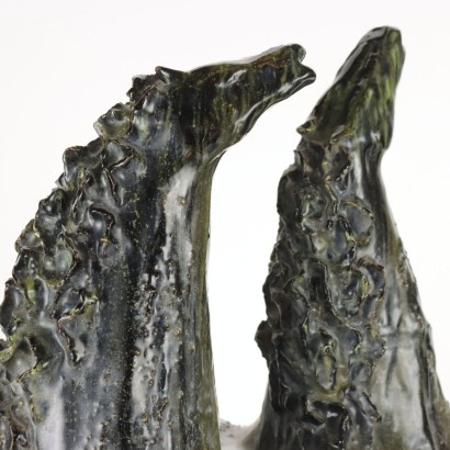 Pair of Horses Glazed Ceramic Europe 1960s-1970s