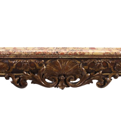 Neoclassical Style Console Oak France XIX-XX Century