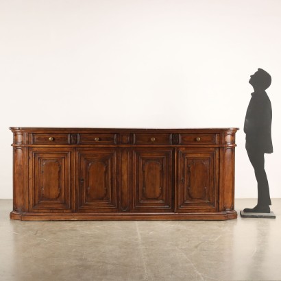 antiquariato, credenza, antiquariato credenza, credenza antica, credenza antica italiana, credenza di antiquariato, credenza neoclassica, credenza del 800,Credenza Sagomata in Stile