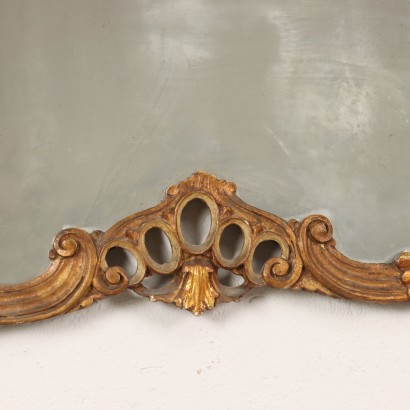 antiquariato, specchiera, antiquariato specchiera, specchiera antica, specchiera antica italiana, specchiera di antiquariato, specchiera neoclassica, specchiera del 800 - antiquariato, cornice, antiquariato cornice, cornice antica, cornice antica italiana, cornice di antiquariato, cornice neoclassico, cornice del 800,Specchiera Laccata e Dorata in Stile