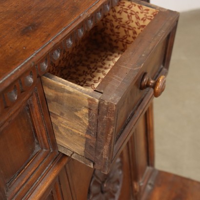 Ancient Kneeler Walnut Italy XX Century