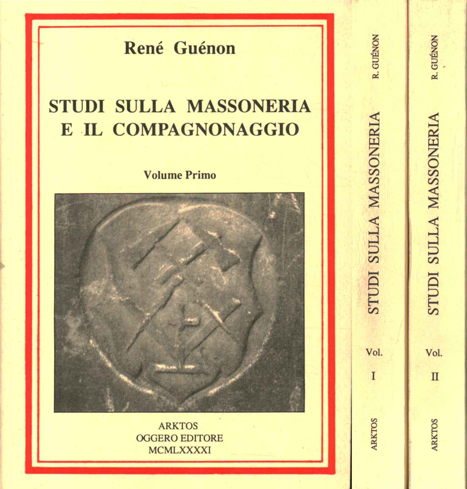 Studi sulla massoneria e il compagnonaggio (2 Volumi) - René Guénon [1991]