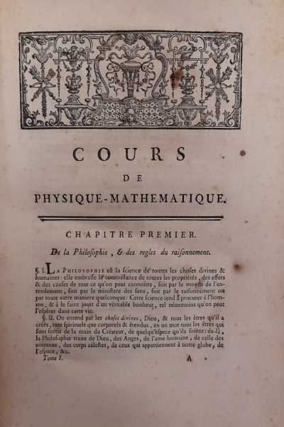 Cours de Physique Experimentale et Mathematique par Pierre Van Mussenbroek. T...