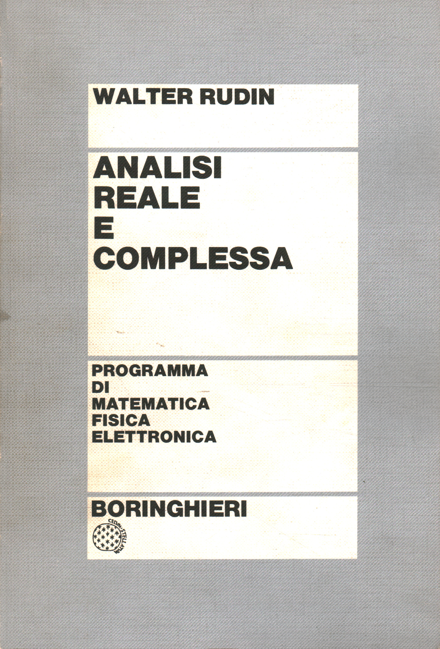 Analisi reale e complessa - Walter Rudin (Boringhieri) [1974]