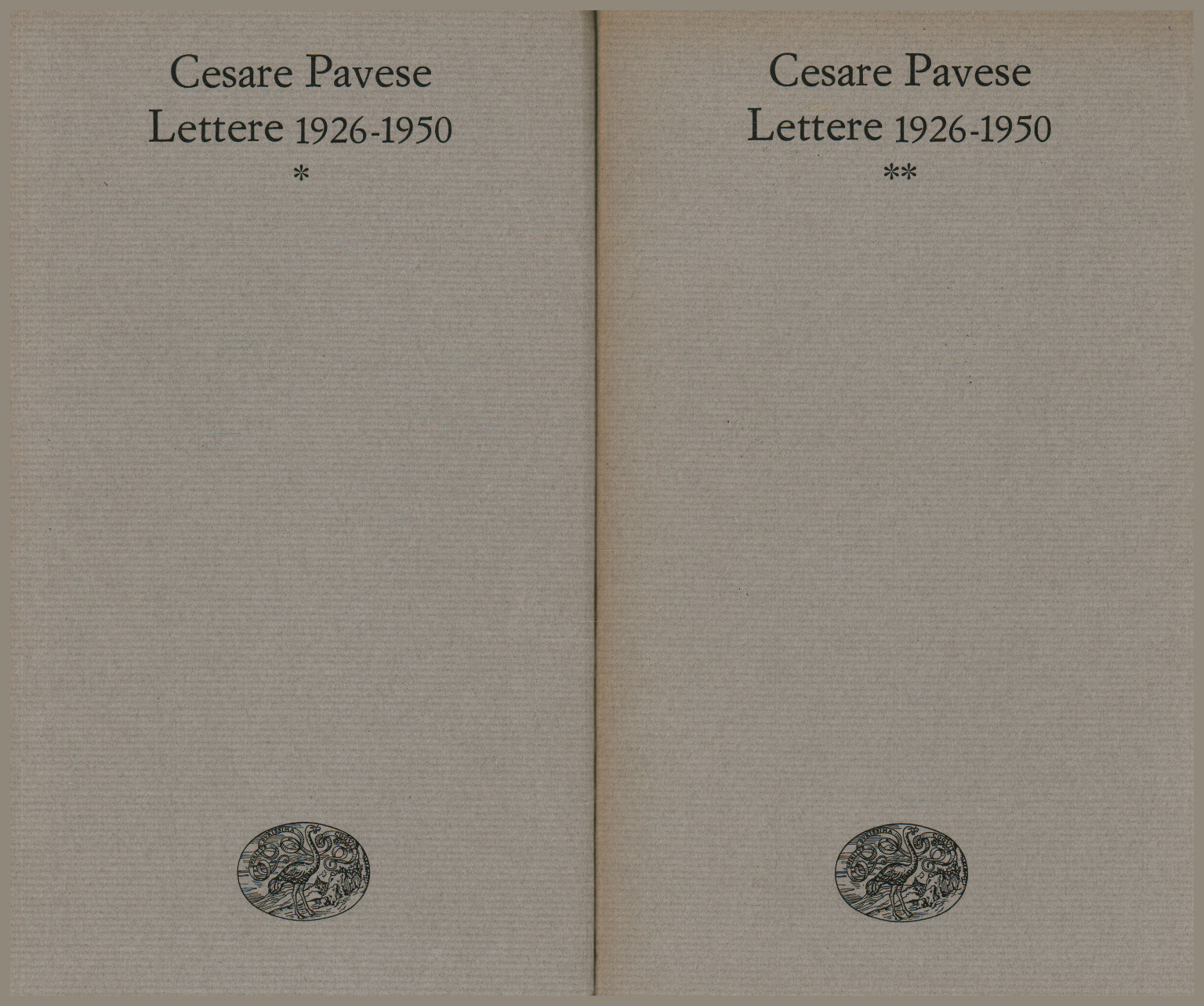 Lettere 1926-1950 (2 Volumi) - Cesare Pavese ( Giulio Einaudi Editore) [1968]