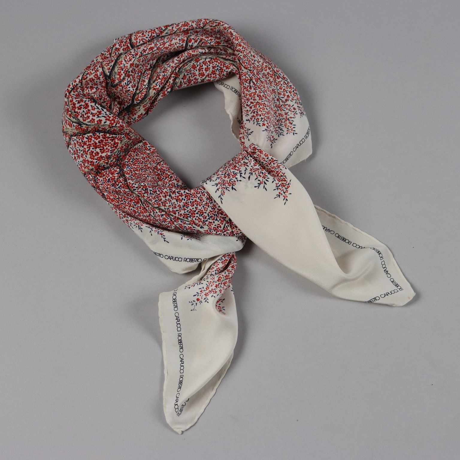 Vintage Schal von Capucci aus Echte Seide Italien