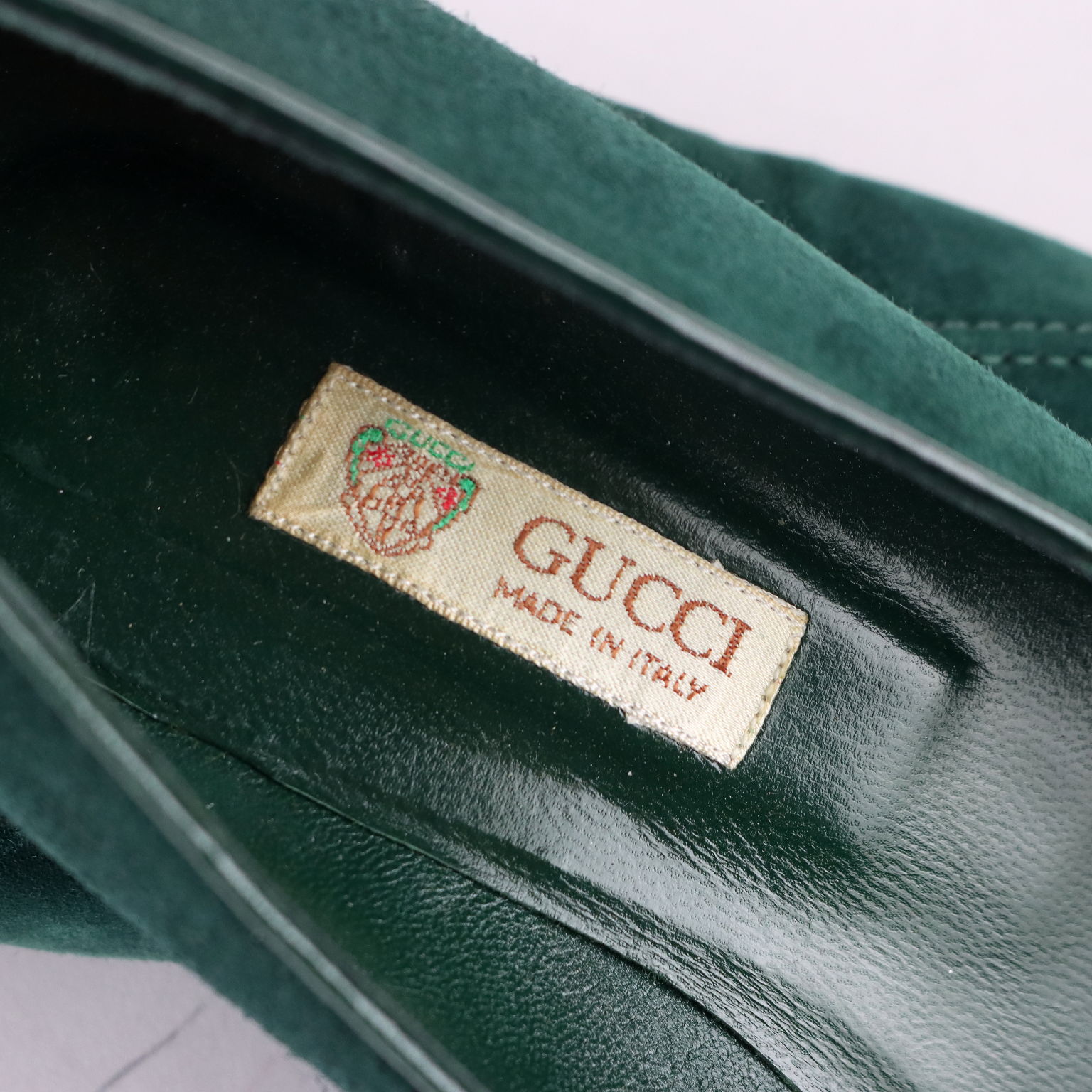 Vintage Gucci Ballerinas aus Leder N. 39,5 80er-90er Jahre