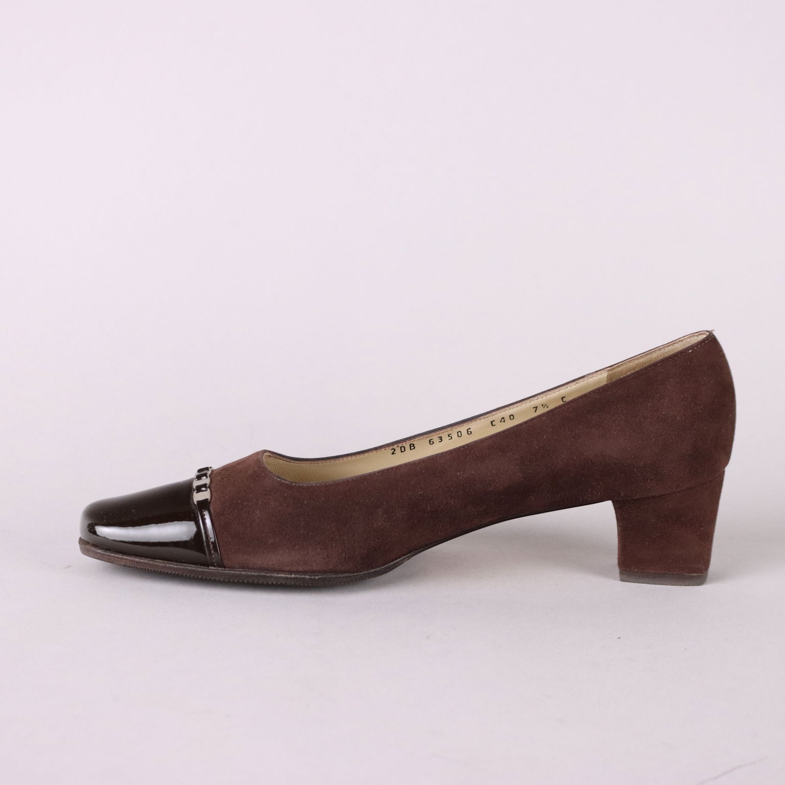 Vintage Ferragamo Schuhe aus Wildleder N. 37,5 der 80er Jahre