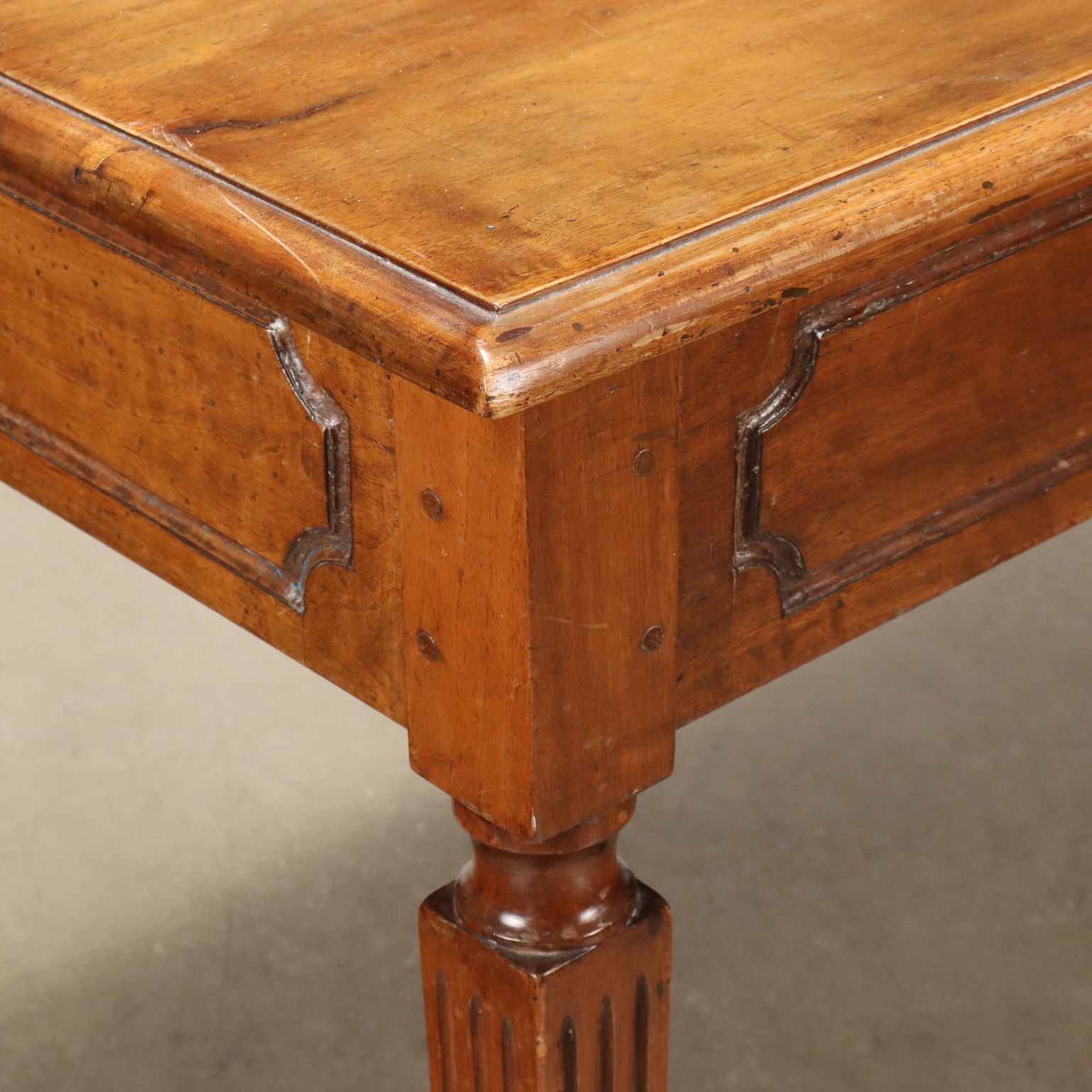 Antiker Tisch aus Alten Hölzern Neoklassizistischem Stil '900