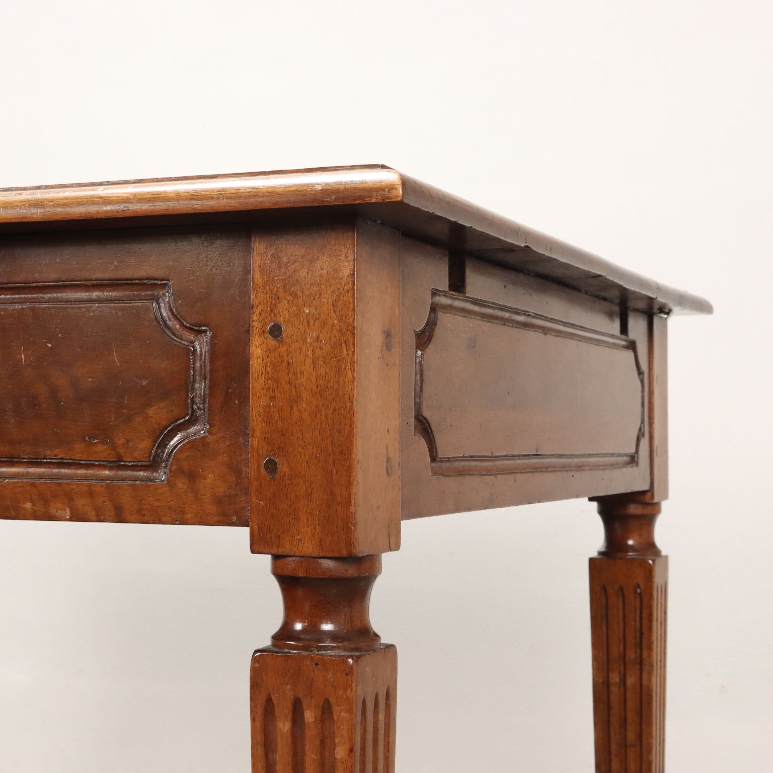 Antiker Tisch aus Alten Hölzern Neoklassizistischem Stil '900