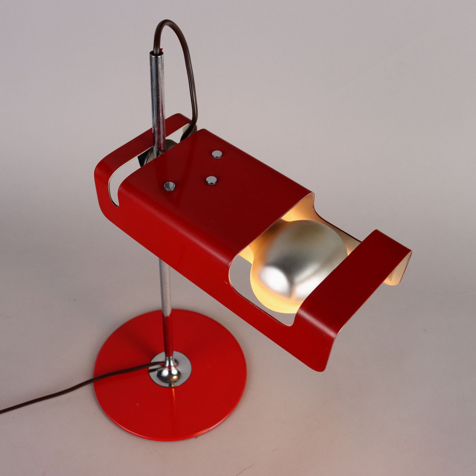 Lampe Vintage O-Luce Spider Design Joe Colombo Années 1960