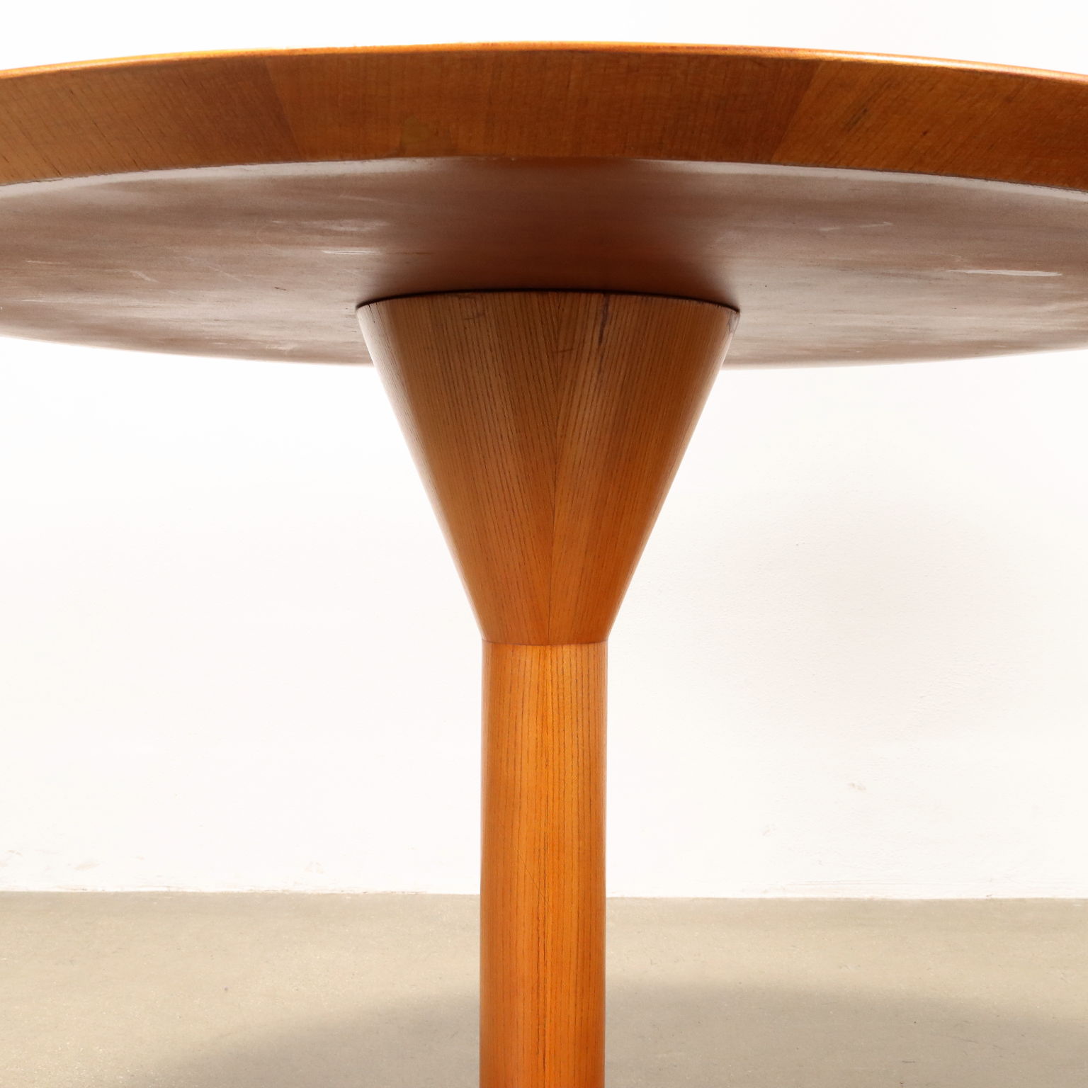 Vintage 1960s Table Teak Brass Italy Restored
