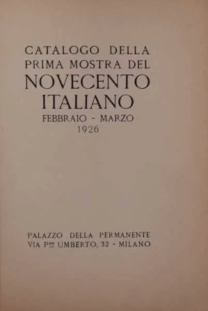 Novecento italiano